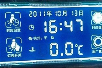 STN-full transparent LCD screen